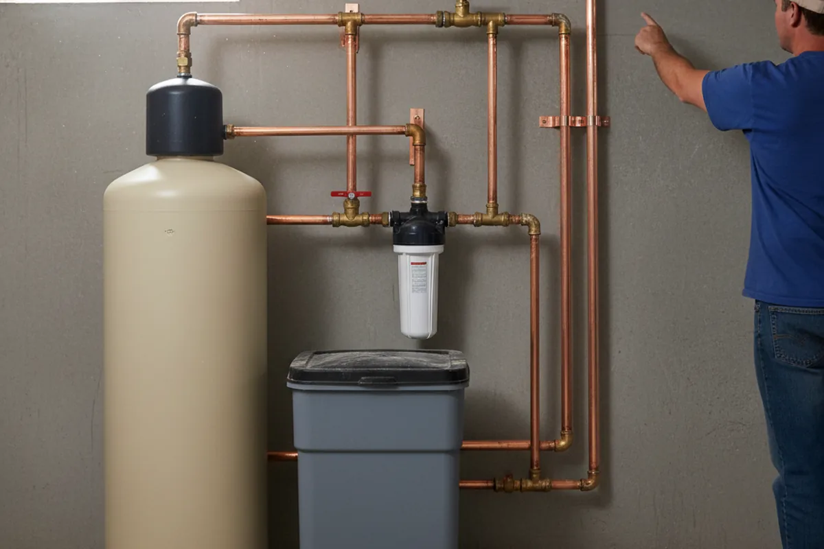 Whole-house water treatment system installed in Jeffersonton